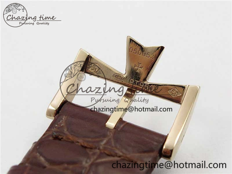 Traditionnelle 4010T RG AIF Best Edition White on Brown Leather Strap A2460QCL HighPerformance 9934