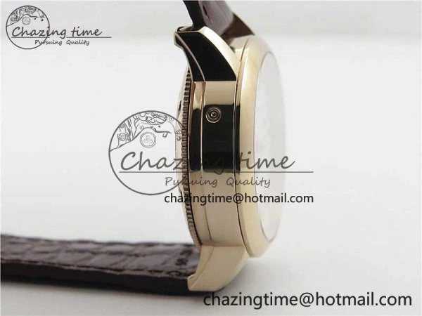 Traditionnelle 4010T RG AIF Best Edition White on Brown Leather Strap A2460QCL HighPerformance 9934