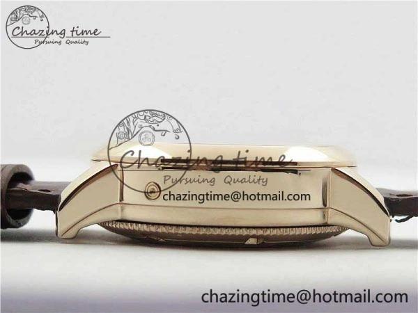 Traditionnelle 4010T RG AIF Best Edition White on Brown Leather Strap A2460QCL HighPerformance 9934