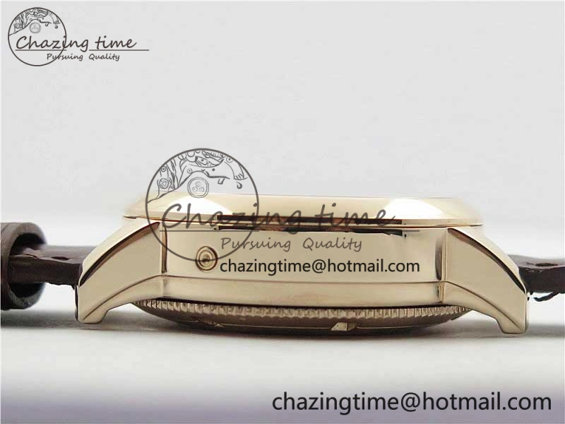 Traditionnelle 4010T RG AIF Best Edition White on Brown Leather Strap A2460QCL HighPerformance 9934