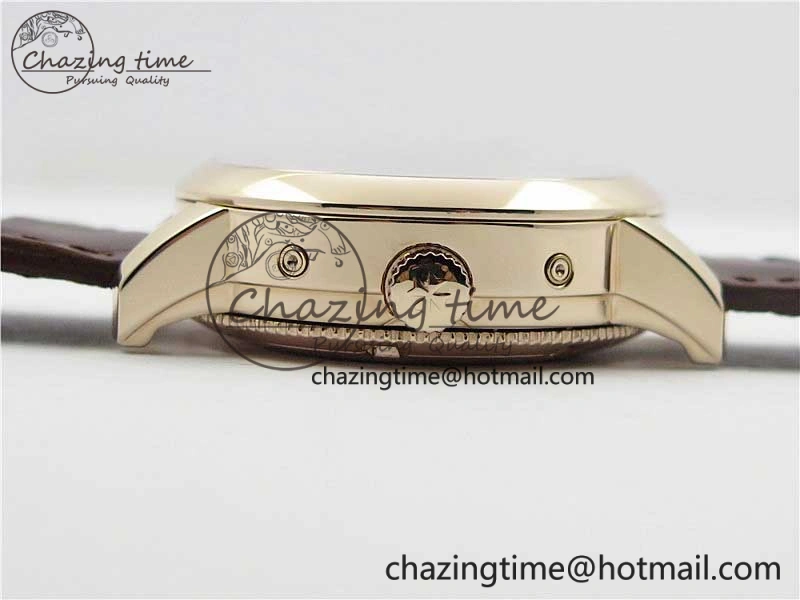 Traditionnelle 4010T RG AIF Best Edition White on Brown Leather Strap A2460QCL HighPerformance 9934