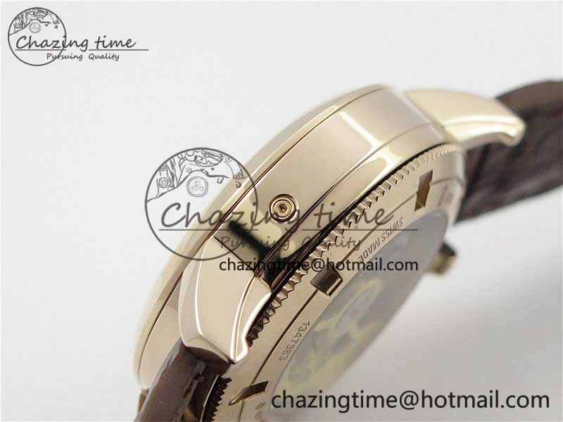 Traditionnelle 4010T RG AIF Best Edition White on Brown Leather Strap A2460QCL HighPerformance 9934