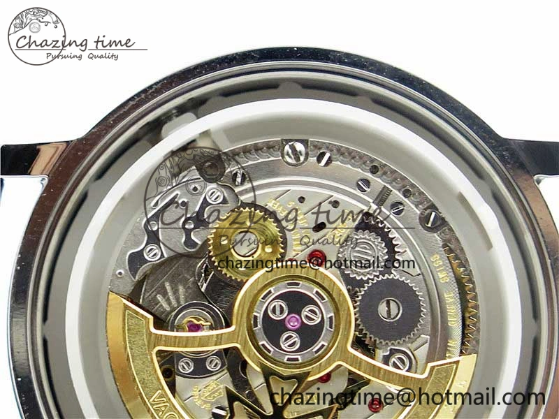 Traditionnelle 4010T SS AIF Best Edition White Dial on Blue Leather Strap A2460QCL ZeroBulk 9938