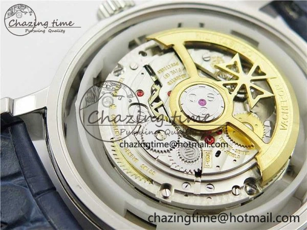 Traditionnelle 4010T SS AIF Best Edition White Dial on Blue Leather Strap A2460QCL ZeroBulk 9938