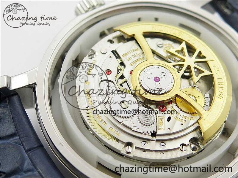 Traditionnelle 4010T SS AIF Best Edition White Dial on Blue Leather Strap A2460QCL ZeroBulk 9938