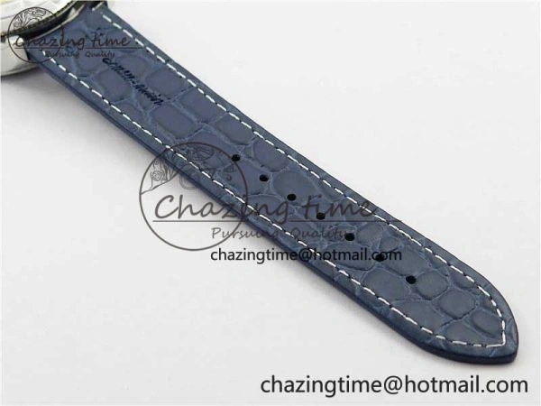 Traditionnelle 4010T SS AIF Best Edition White Dial on Blue Leather Strap A2460QCL ZeroBulk 9938