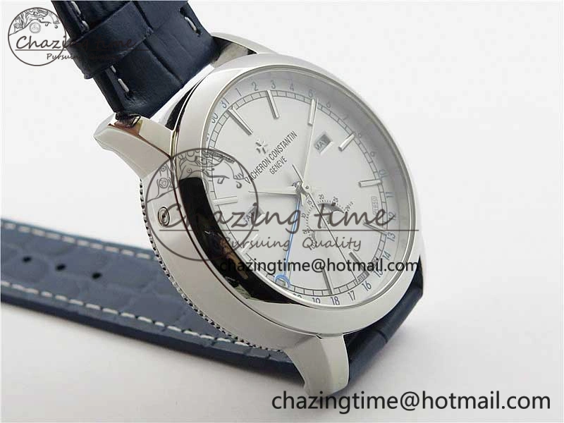 Traditionnelle 4010T SS AIF Best Edition White Dial on Blue Leather Strap A2460QCL ZeroBulk 9938