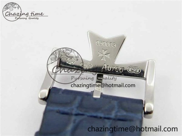 Traditionnelle 4010T SS AIF Best Edition White Dial on Blue Leather Strap A2460QCL ZeroBulk 9938