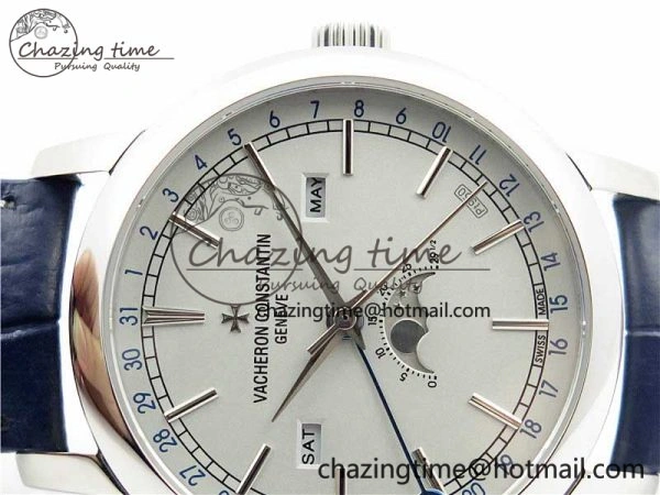 Traditionnelle 4010T SS AIF Best Edition White Dial on Blue Leather Strap A2460QCL ZeroBulk 9938