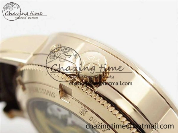 Traditionnelle 85290 RG AIF Best Edition White Dial on Brown Leather Strap A2475SC QuickDry 9935