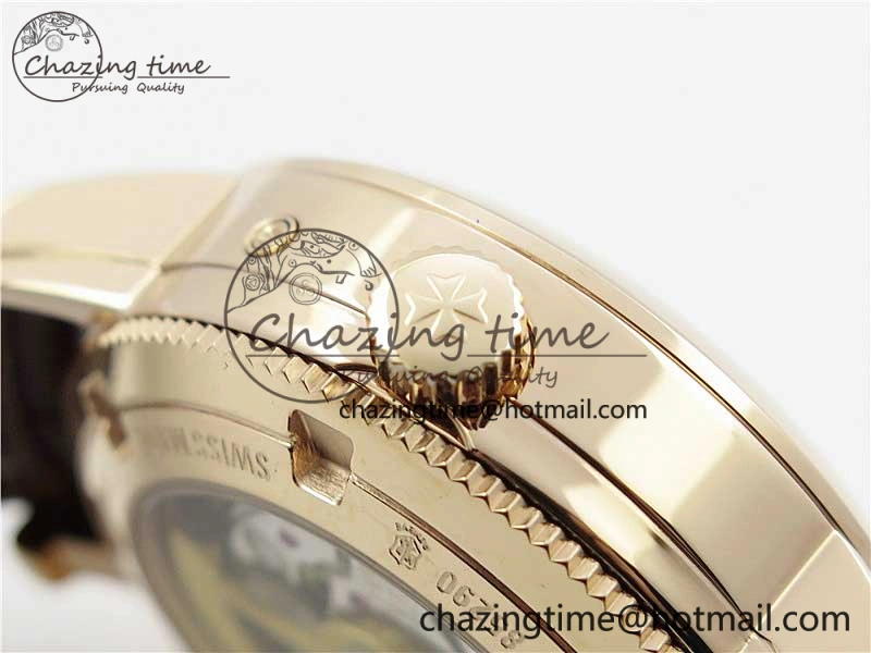 Traditionnelle 85290 RG AIF Best Edition White Dial on Brown Leather Strap A2475SC QuickDry 9935