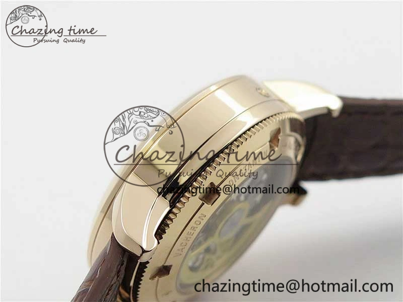 Traditionnelle 85290 RG AIF Best Edition White Dial on Brown Leather Strap A2475SC QuickDry 9935