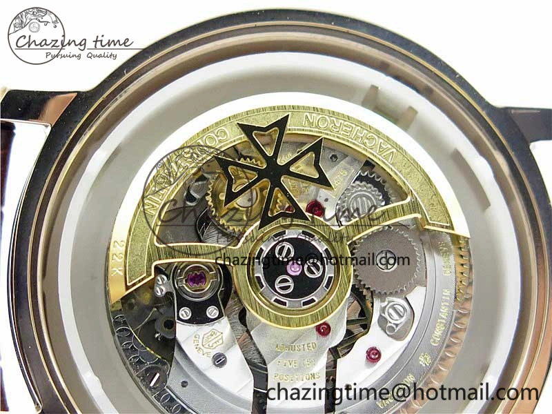 Traditionnelle 85290 RG AIF Best Edition White Dial on Brown Leather Strap A2475SC QuickDry 9935
