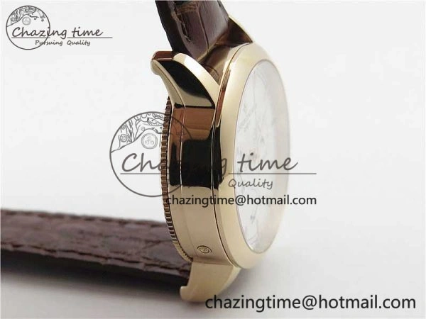 Traditionnelle 85290 RG AIF Best Edition White Dial on Brown Leather Strap A2475SC QuickDry 9935
