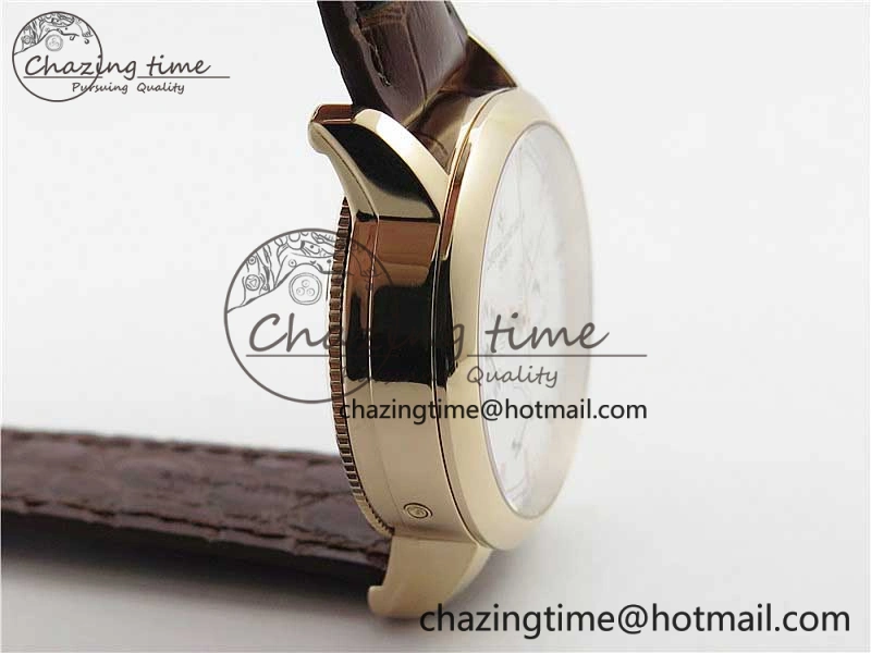 Traditionnelle 85290 RG AIF Best Edition White Dial on Brown Leather Strap A2475SC QuickDry 9935