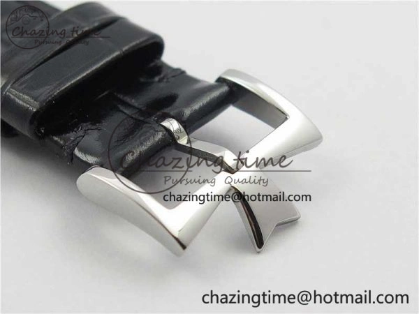 OdorResistant Traditionnelle 85290 SS AIF Best Edition White Dial on Black Leather Strap A2475SC 9936