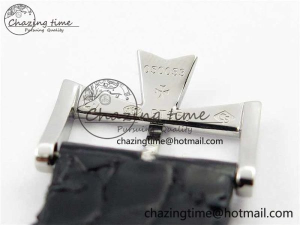 OdorResistant Traditionnelle 85290 SS AIF Best Edition White Dial on Black Leather Strap A2475SC 9936