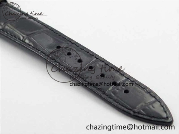 OdorResistant Traditionnelle 85290 SS AIF Best Edition White Dial on Black Leather Strap A2475SC 9936