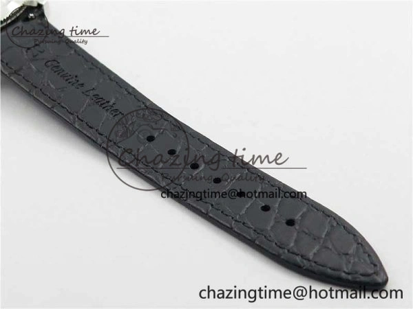 OdorResistant Traditionnelle 85290 SS AIF Best Edition White Dial on Black Leather Strap A2475SC 9936