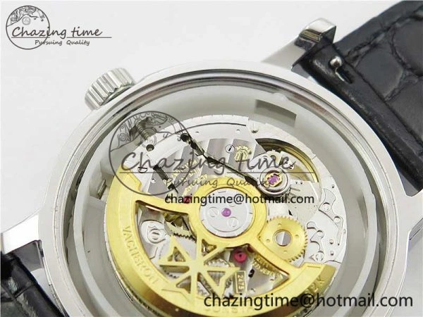 OdorResistant Traditionnelle 85290 SS AIF Best Edition White Dial on Black Leather Strap A2475SC 9936