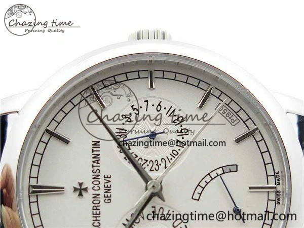 OdorResistant Traditionnelle 85290 SS AIF Best Edition White Dial on Black Leather Strap A2475SC 9936