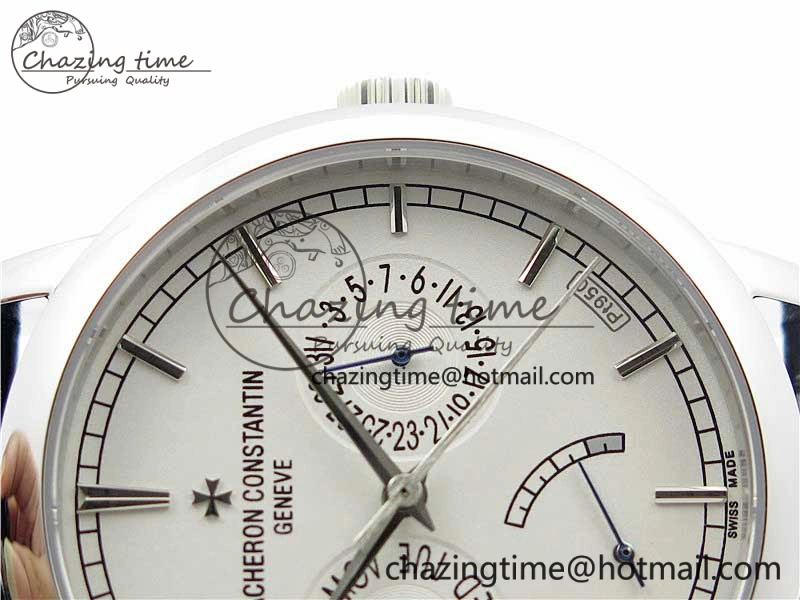 OdorResistant Traditionnelle 85290 SS AIF Best Edition White Dial on Black Leather Strap A2475SC 9936