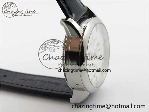 OdorResistant Traditionnelle 85290 SS AIF Best Edition White Dial on Black Leather Strap A2475SC 9936