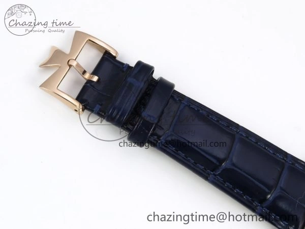 Traditionnelle Tourbillon RG RMSF Best Edition Blue Textured Dial on Blue Leather Strap Minimalist 9863