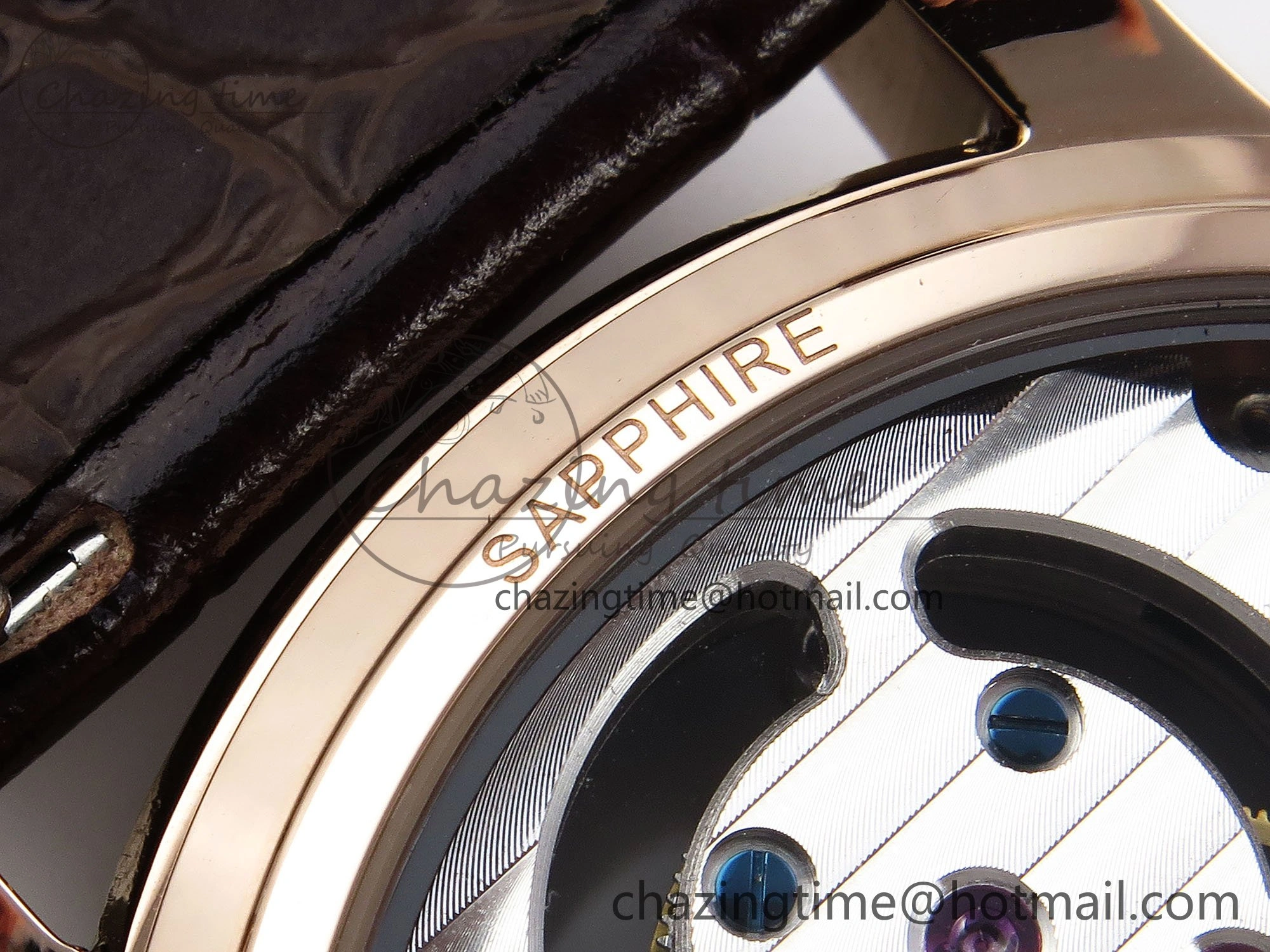 Traditionnelle Tourbillon RG RMSF Best Edition Silver Dial on Brown Leather Strap Unique 9866