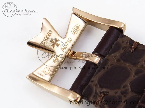 Traditionnelle Tourbillon RG RMSF Best Edition White Dial on Brown Leather Strap Bold 9865