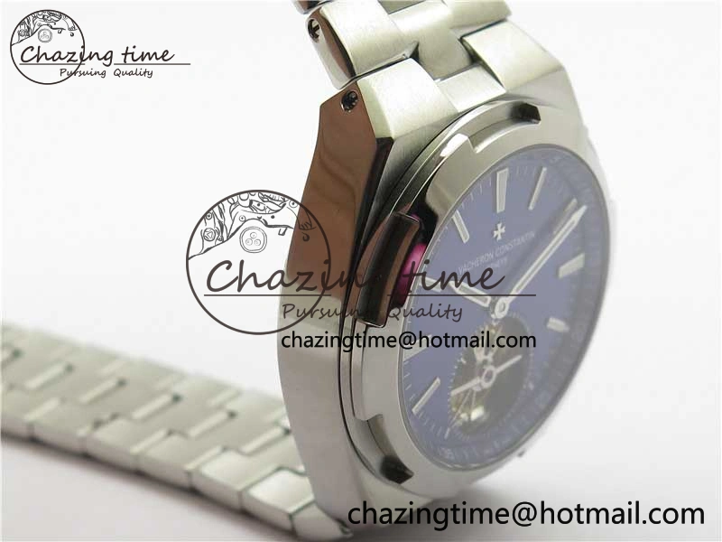 Traditionnelle Tourbillon SS EURF Best Edition Blue Dial on SS Bracelet Efficient 9909