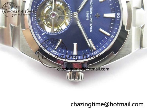 Traditionnelle Tourbillon SS EURF Best Edition Blue Dial on SS Bracelet Efficient 9909