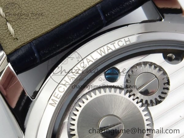 Traditionnelle Tourbillon SS RMSF Best Edition Blue Textured Dial on Blue Leather Strap OdorResistant 9858
