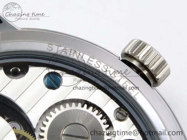 Traditionnelle Tourbillon SS RMSF Best Edition Blue Textured Dial on Blue Leather Strap OdorResistant 9858