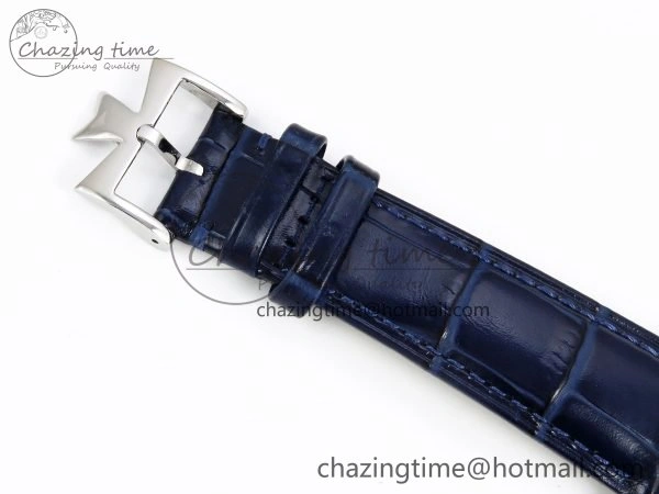 Traditionnelle Tourbillon SS RMSF Best Edition Blue Textured Dial on Blue Leather Strap OdorResistant 9858