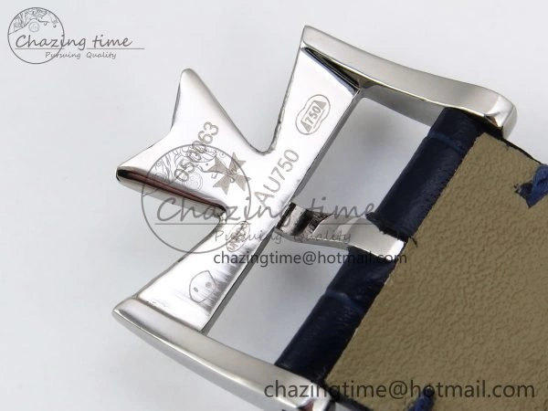 Traditionnelle Tourbillon SS RMSF Best Edition Blue Textured Dial on Blue Leather Strap OdorResistant 9858
