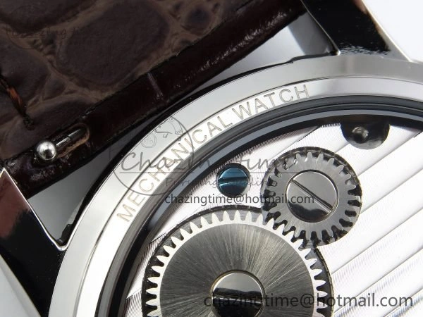 DailyWear Traditionnelle Tourbillon SS RMSF Best Edition Silver Dial on Brown Leather Strap 9862