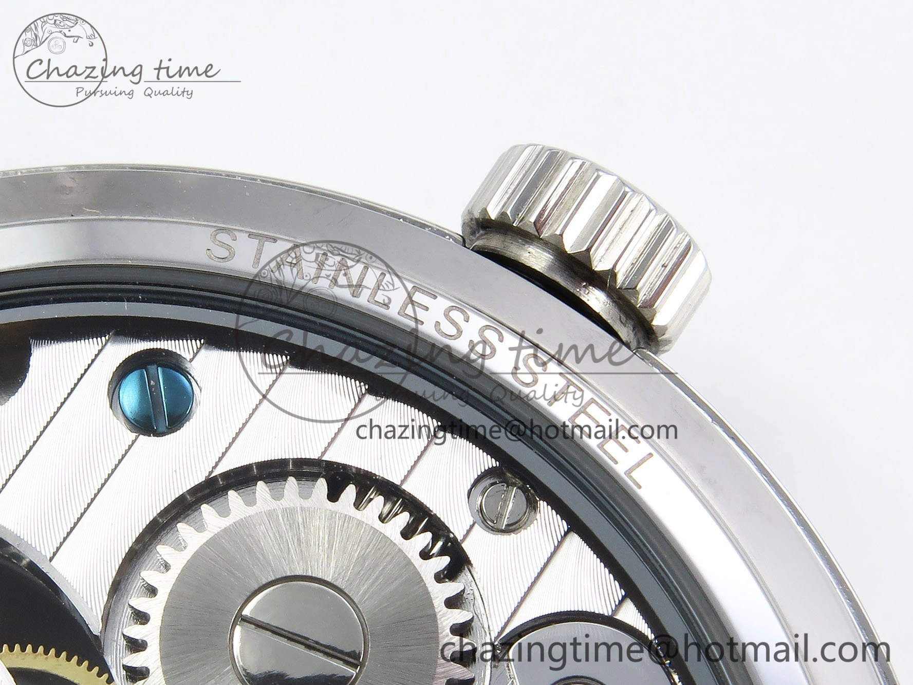 DailyWear Traditionnelle Tourbillon SS RMSF Best Edition Silver Dial on Brown Leather Strap 9862