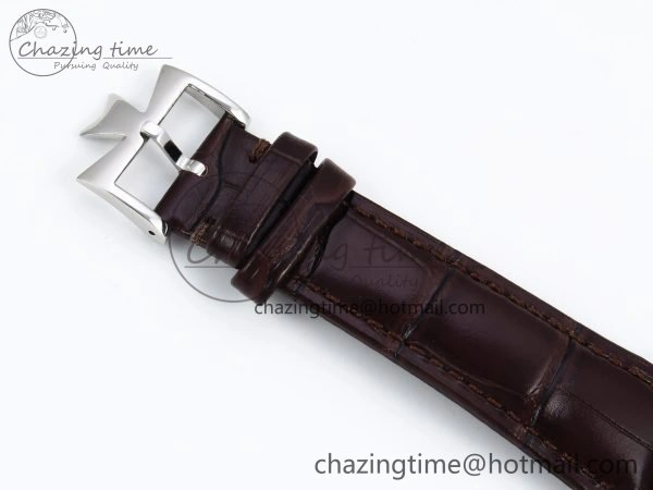 DailyWear Traditionnelle Tourbillon SS RMSF Best Edition Silver Dial on Brown Leather Strap 9862