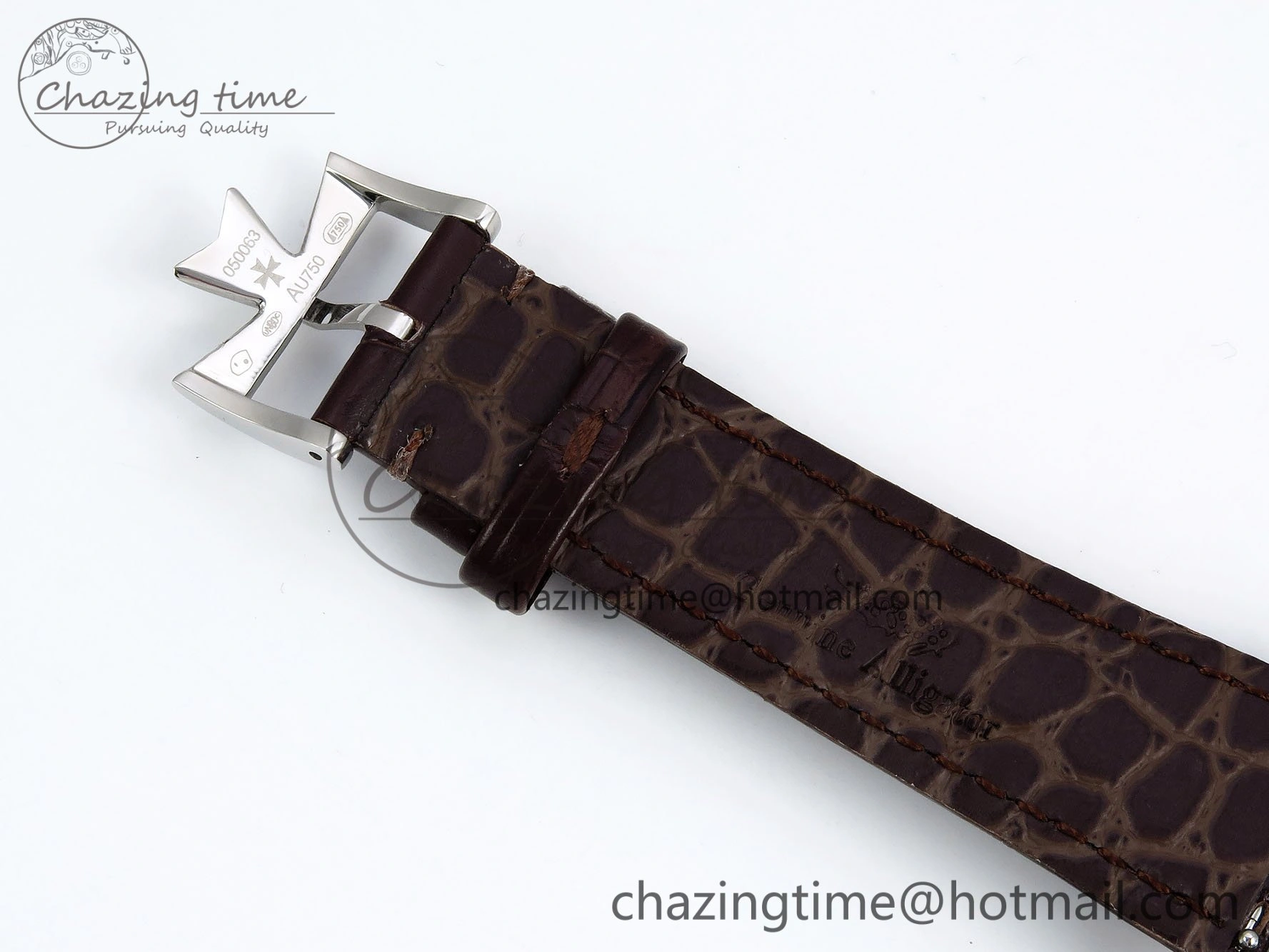 DailyWear Traditionnelle Tourbillon SS RMSF Best Edition Silver Dial on Brown Leather Strap 9862
