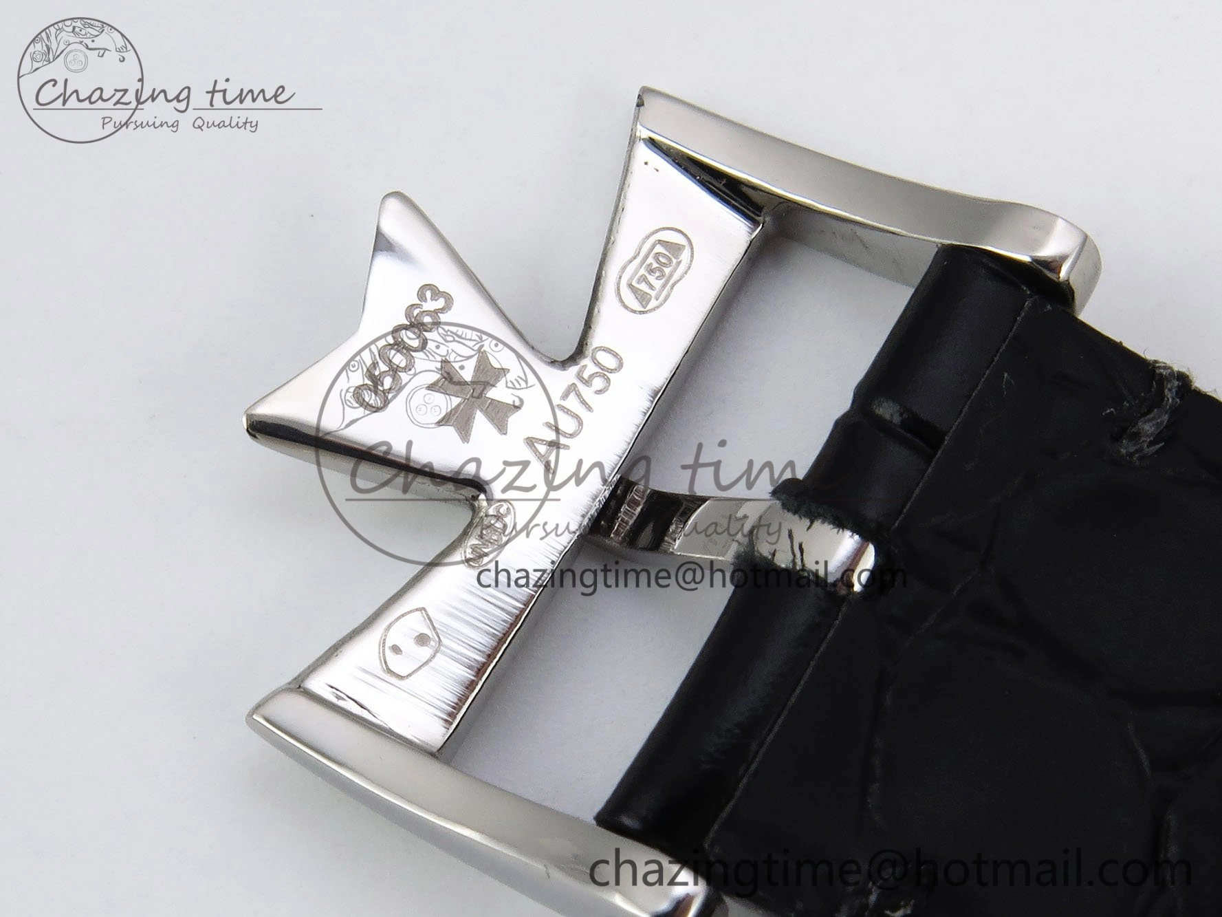 SmartChoice Traditionnelle Tourbillon SS RMSF Best Edition White Dial on Black Leather Strap 9861