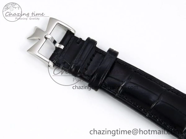 UrbanChic Traditionnelle Tourbillon SS RMSF Best Edition White Textured Dial on Black Leather Strap 9859