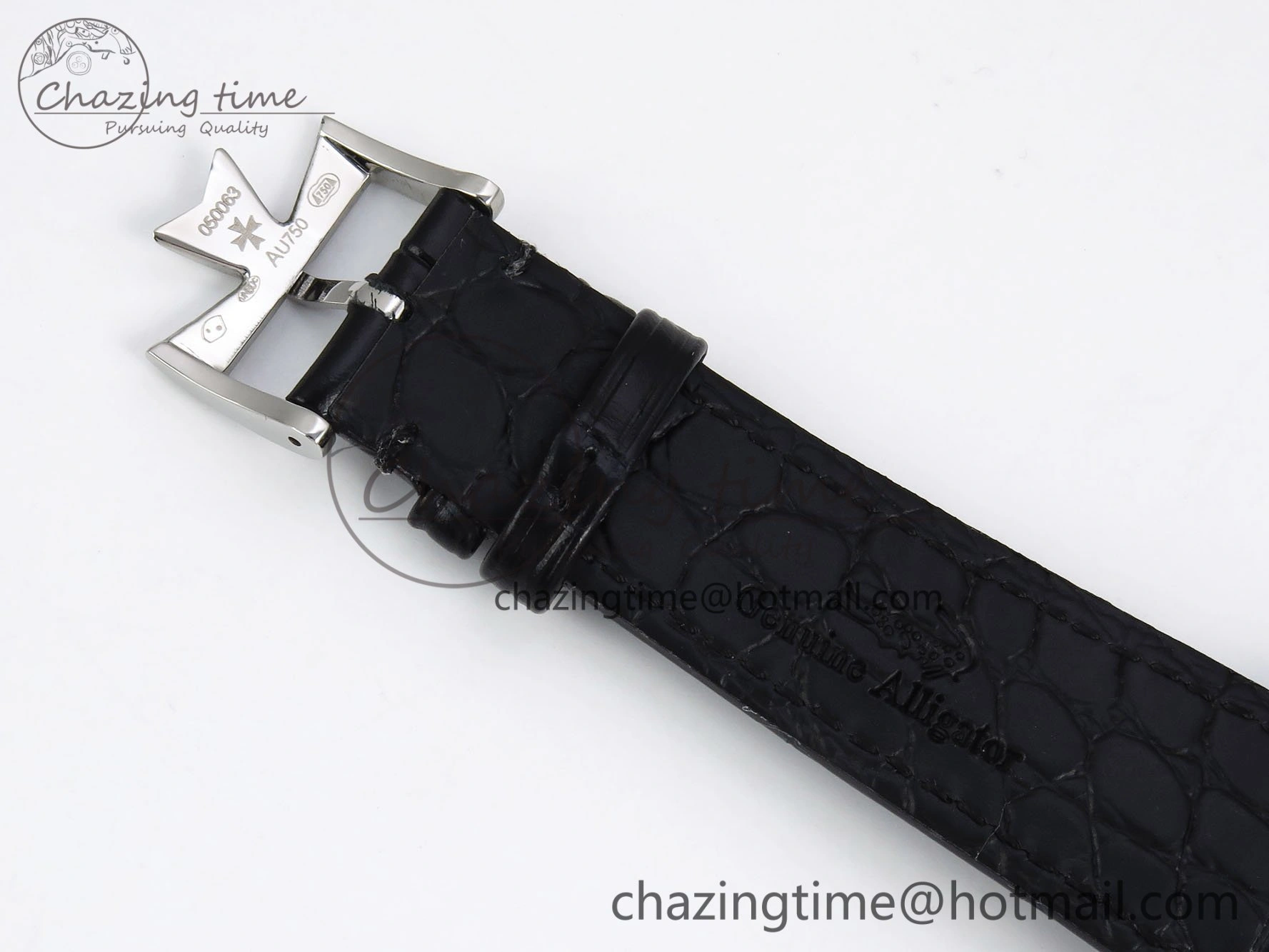 UrbanChic Traditionnelle Tourbillon SS RMSF Best Edition White Textured Dial on Black Leather Strap 9859