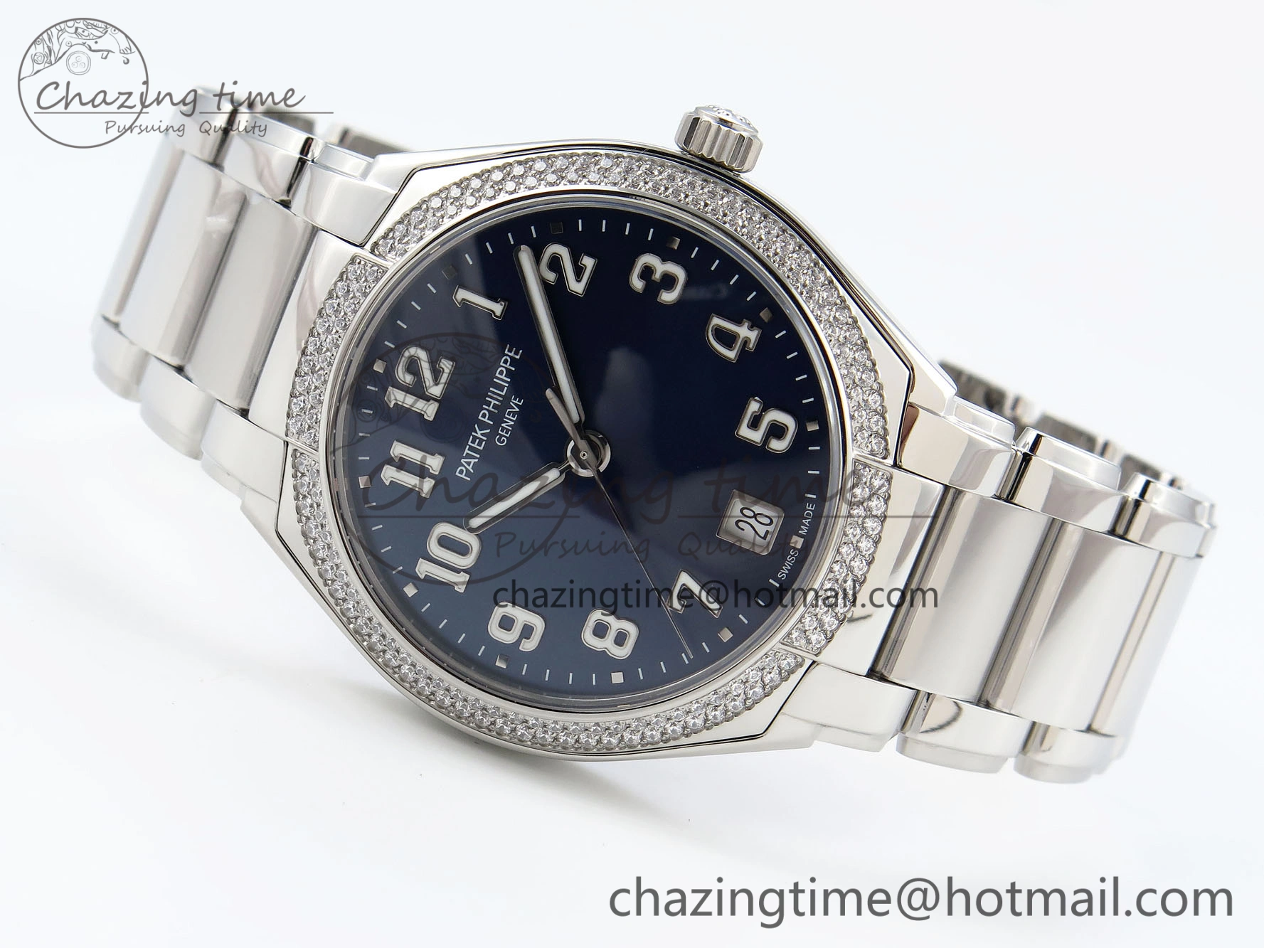 EasyCare Twenty~4 7300 1200A SS PPF 1:1 Best Edition Blue Dial on SS Bracelet A324 Super Clone 8767