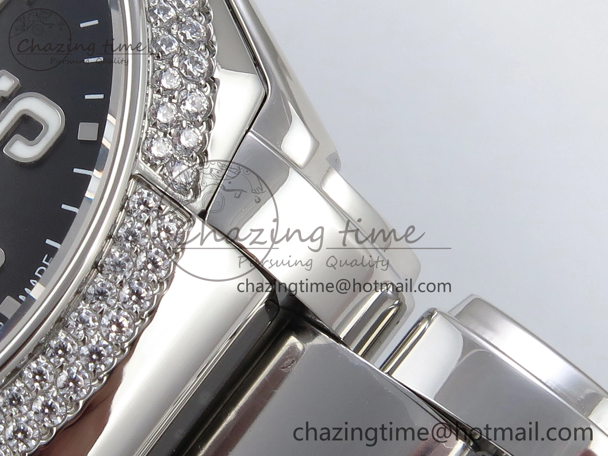 Twenty~4 7300 1200A SS PPF 1:1 Best Edition Gray Dial on SS Bracelet A324 Super Clone Flexible 8764