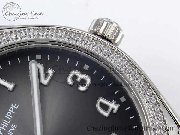 Twenty~4 7300 1200A SS PPF 1:1 Best Edition Gray Dial on SS Bracelet A324 Super Clone Flexible 8764
