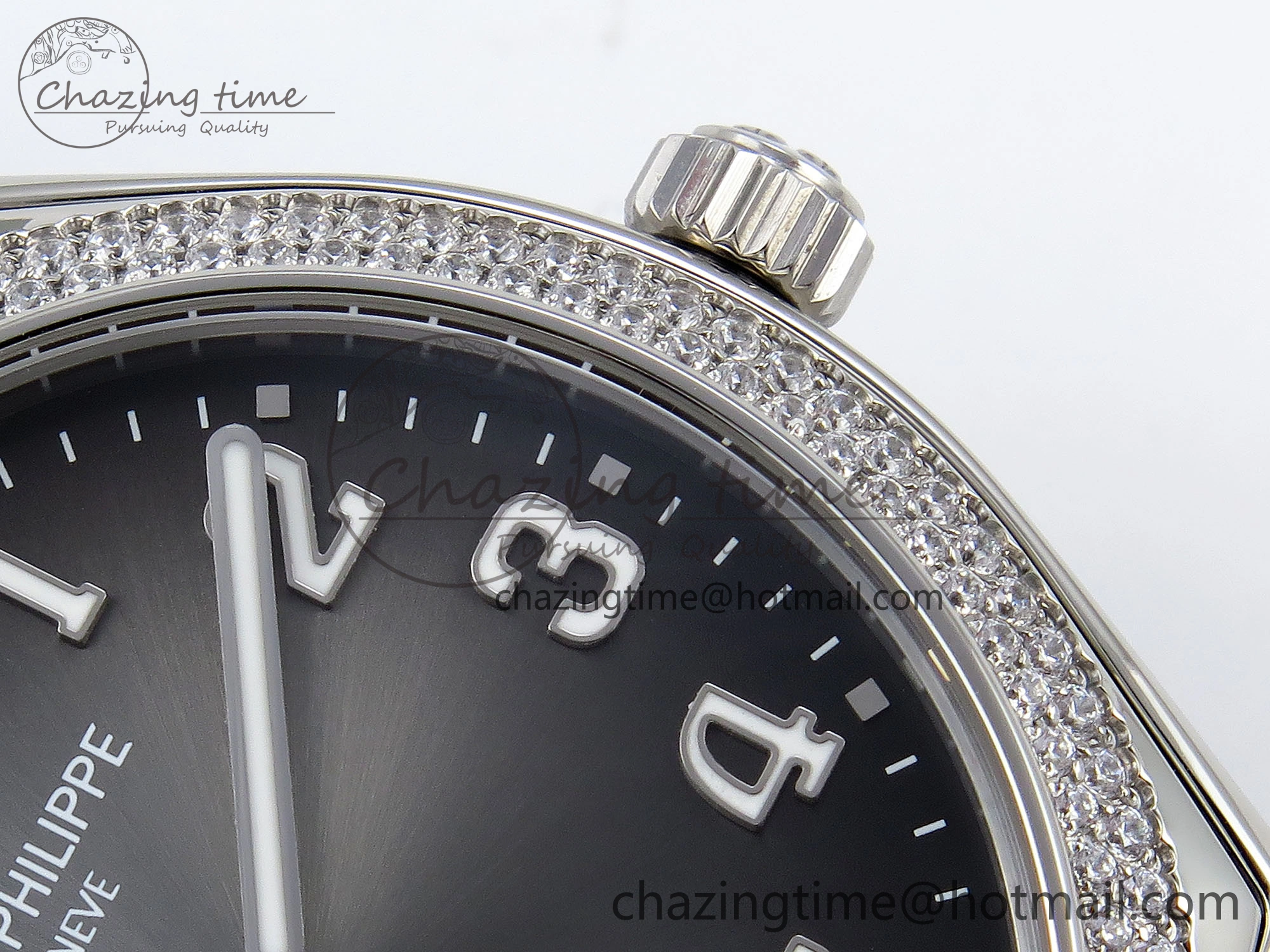 Twenty~4 7300 1200A SS PPF 1:1 Best Edition Gray Dial on SS Bracelet A324 Super Clone Flexible 8764