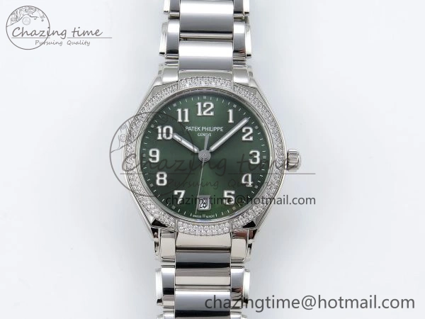 WrinkleFree Twenty~4 7300 1200A SS PPF 1:1 Best Edition Green Dial on SS Bracelet A324 Super Clone 8766