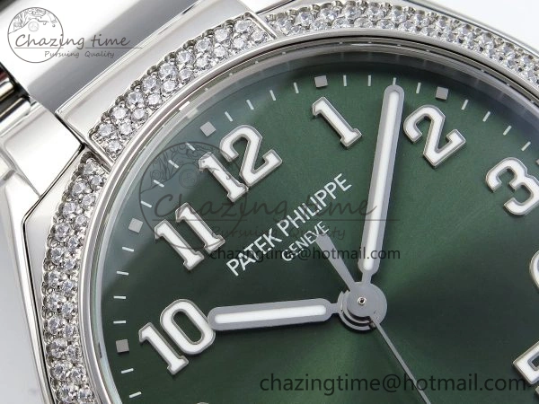 WrinkleFree Twenty~4 7300 1200A SS PPF 1:1 Best Edition Green Dial on SS Bracelet A324 Super Clone 8766