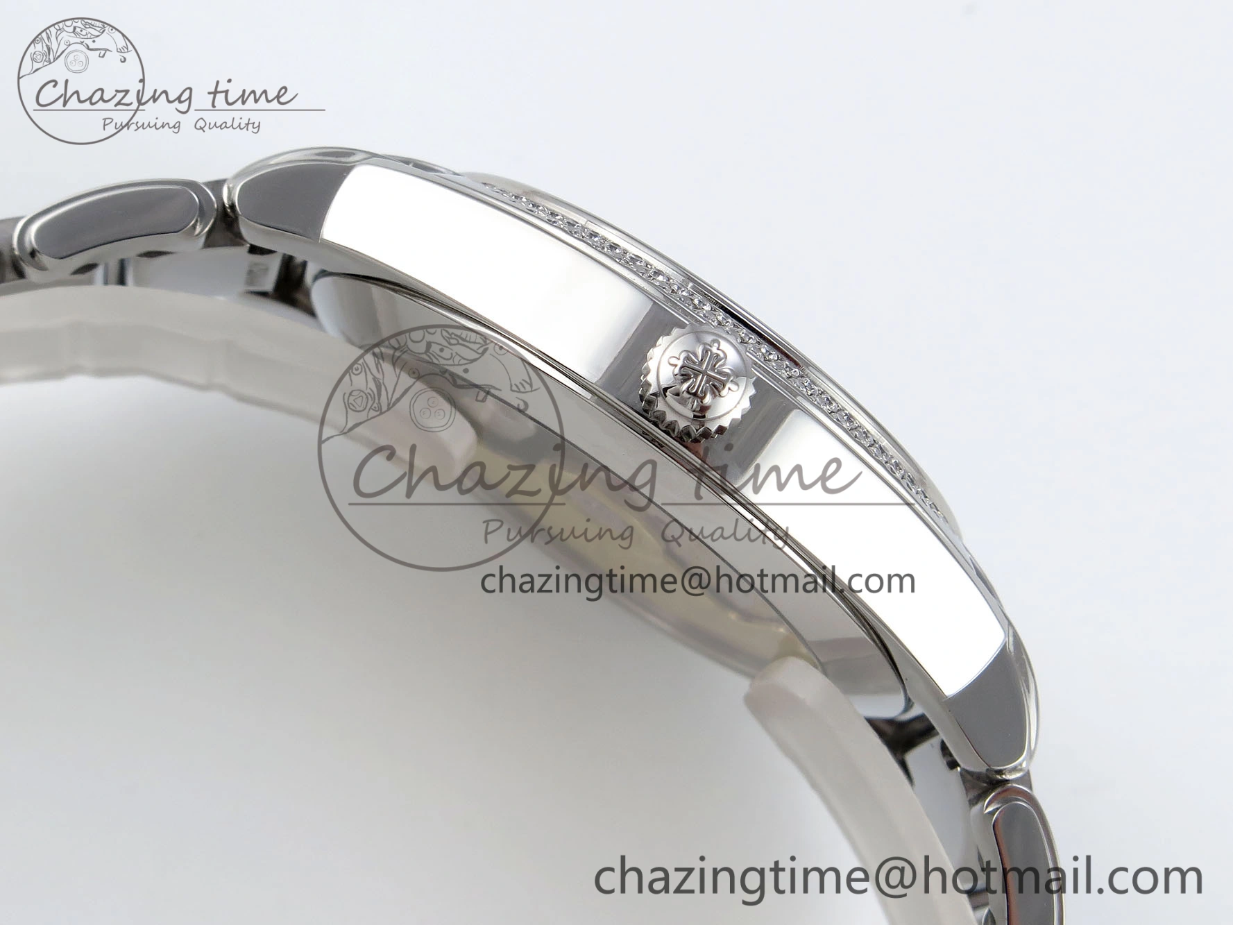 WrinkleFree Twenty~4 7300 1200A SS PPF 1:1 Best Edition Green Dial on SS Bracelet A324 Super Clone 8766